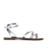 Sandales Argent Femme Chattawak PERLA