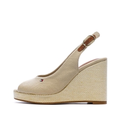 Sandales Beiges Femme Tommy Hilfiger Wedge