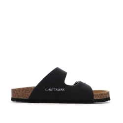 Sandales Noires Femme Chattawak Orphée