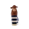 Sandales Compensées Bleu Jeans Femme Beppi