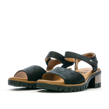 Sandales à Talon Noir Femme RELIFE Laya