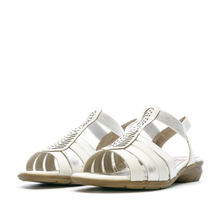 Sandales Blanc Femme Relife Jolivia