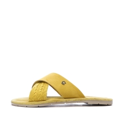 Sandales Jaune Femme Chattawak Dacota