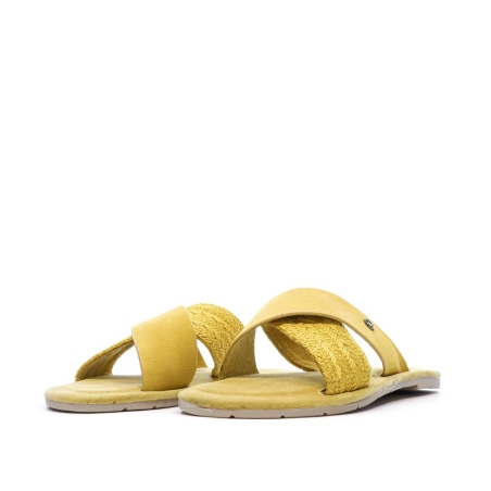 Sandales Jaune Femme Chattawak Dacota