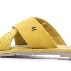 Sandales Jaune Femme Chattawak Dacota