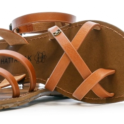 Sandales Camel Femme Chattawak Perla