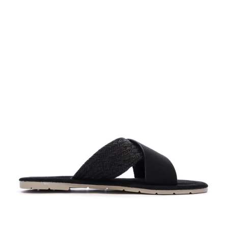 Sandales Noir Femme Chattawak Dacota