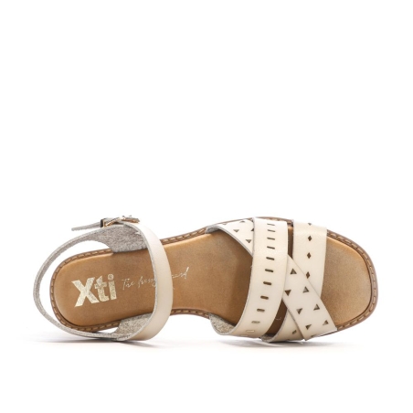 Sandales Blanc/Beige Femme Xti 143868