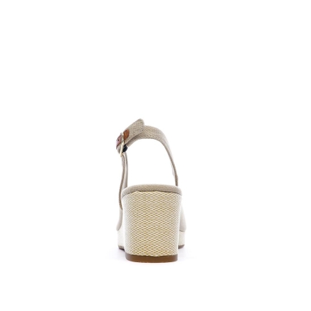 Sandales Beiges Femme Tommy Hilfiger Flag
