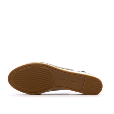 Sandales Beiges Femme Tommy Hilfiger Flag