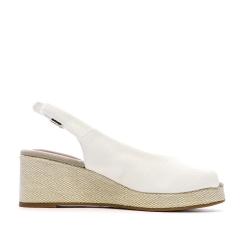 Sandales Blanches Femme Tommy Hilfiger Flag