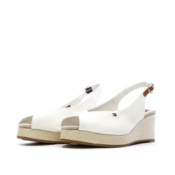 Sandales Blanches Femme Tommy Hilfiger Flag