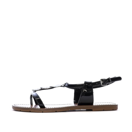 Sandales Noires Femme Chattawak PIPA