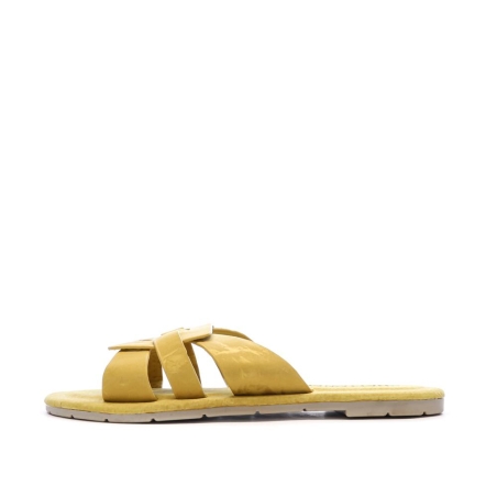 Claquettes Jaune Femme Chattawak Pace