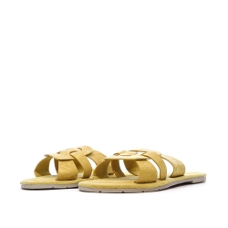 Claquettes Jaune Femme Chattawak Pace