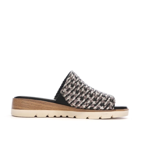 Claquettes Noir/Argent Femme XTI 143881