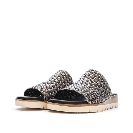 Claquettes Noir/Argent Femme XTI 143881