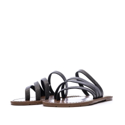 Sandales Gris Foncé Femme Chattawak ROXANNE