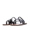 Sandales Gris Foncé Femme Chattawak ROXANNE