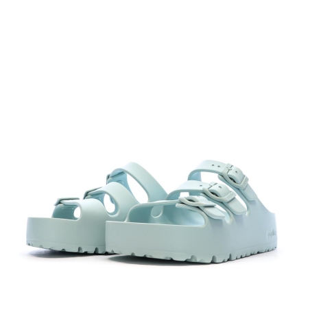 Sandales Vert d'eau Femme Birkenstock Florida Flex