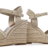 Sandales Compensées Beiges Femme Tommy Hilfiger FW0FW08668