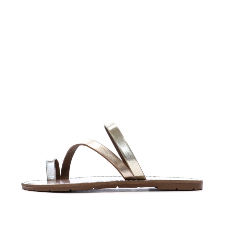 Sandales Or/Cuivre/Argent Femme Chattawak Summer Metal