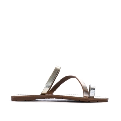 Sandales Or/Cuivre/Argent Femme Chattawak Summer Metal