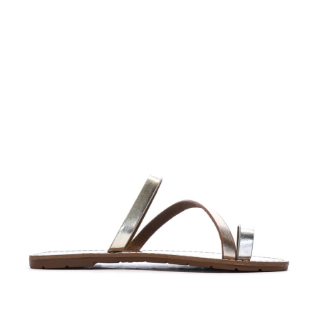 Sandales Or/Cuivre/Argent Femme Chattawak Summer Metal
