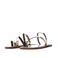 Sandales Or/Cuivre/Argent Femme Chattawak Summer Metal