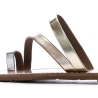 Sandales Or/Cuivre/Argent Femme Chattawak Summer Metal
