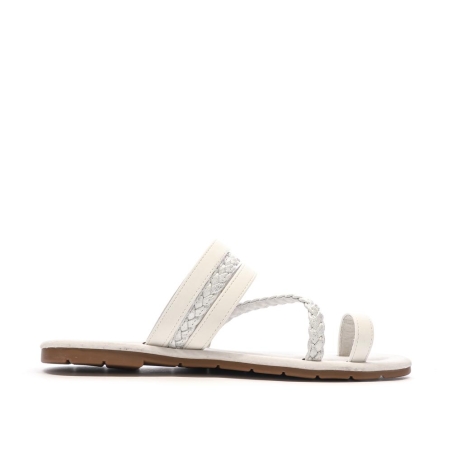 Sandales Blanc Femme Chattawak TIFA