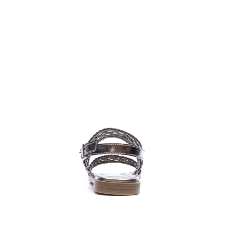 Sandales Argenté Femme Xti Plomb