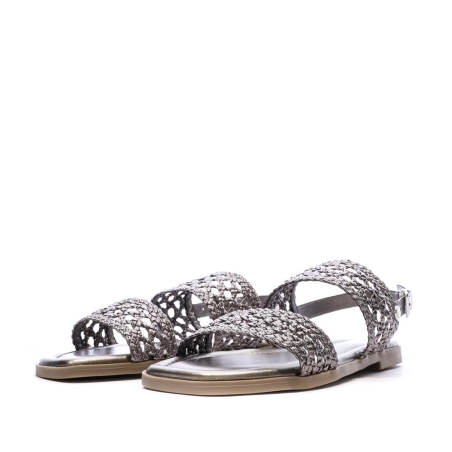Sandales Argenté Femme Xti Plomb