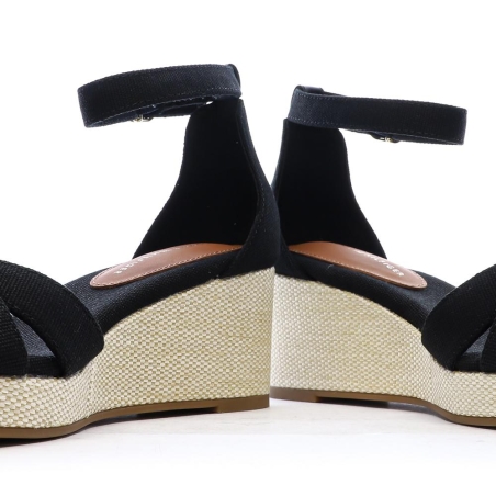 Sandales Noir Femme Tommy Hilfiger Flag Criss-cros