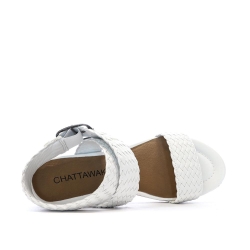 Sandales Blanc Femme Chattawak Summer