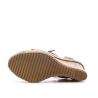 Sandales Compensée Camel Femme Chattawak Summer Camel