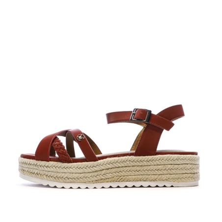 Sandales Rouge Femme Chattawak Summer