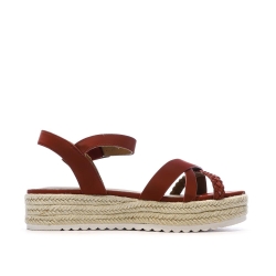 Sandales Rouge Femme Chattawak Summer