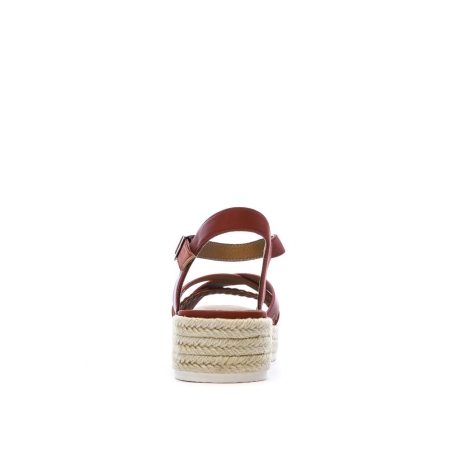 Sandales Rouge Femme Chattawak Summer