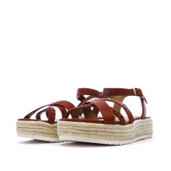 Sandales Rouge Femme Chattawak Summer