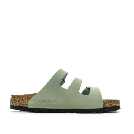 Sandales Vertes Femme Birkenstock Florida