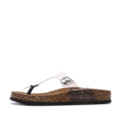 Sandales Transparente/Noir Femme Chattawak Summer