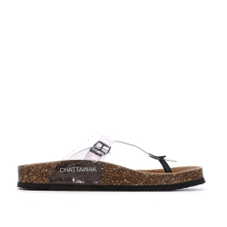 Sandales Transparente/Noir Femme Chattawak Summer