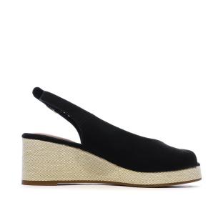 Sandales Noires Femme Tommy Hilfiger Flags