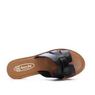Sandales Noir Femme Lemon Bay NYL