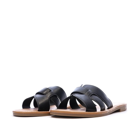 Sandales Noir Femme Lemon Bay NYL