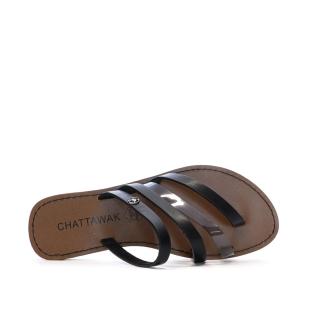 Sandales Noir Femme Chattawak ROXANNE