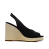 Sandales Noires Femme Tommy Hilfiger Wedge
