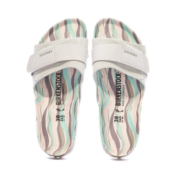 Sandales Grises Clair Femme Birkenstock Arizona