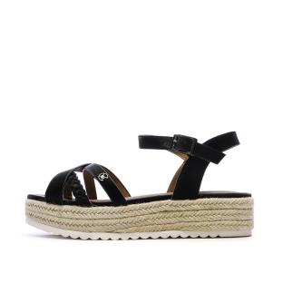 Sandales Noires Femme Chattawak Summers